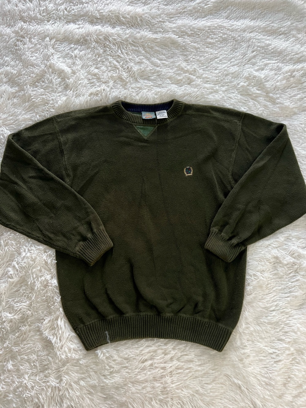 Vintage 90s green sweater Size L #knitwear
A253
